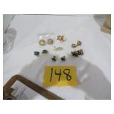 Vtg Earrings Clip On And Screw On