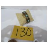 Vtg Czechoslovakian Turquois Style Bracelet
