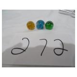 Vtg Large Marbles
