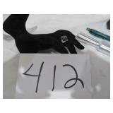Vtg Lapis Signed 925 Rj Size 10 (3.24G)