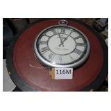 LG INDO-SWISS SERIES WALL CLOCK, SILVER