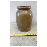 Primitive salt glaze crock antique stoneware