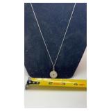 Ferrara Segreta Medallion Necklace with round