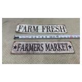 Decorative Metal Farm signs
