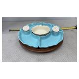California Pottery Lazy Susan set
