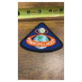 Apollo 8 mission patch featuring the names of