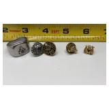 Masonic Pins and Ring