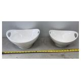Matceramica white porcelain serving bowl