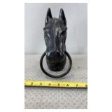 Cast Iron Horse Head Hitching Post Topper