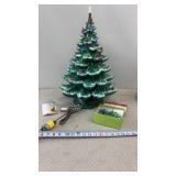 VTG Ceramic Christmas Tree 1974 Atlantic Mold 24'