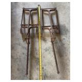 Antique adjustable ladder jacks