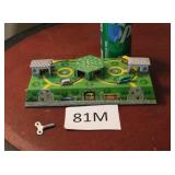 ABTOT TIN LITHO WIND UP TOY TRAIN SET