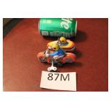 TIN LITHOGRAPH WIND UP TOY MOTORCYCLE