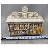 1960s Treasure Craft 'Cookie Trolley' jar