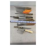 Kitchen Knives including Farberware, Victorinox