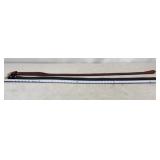 2-Genuine Leather Belts size 46 with Zipper Cash