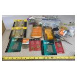 Home Repair-NOS Hinges, Stud locator, Hardware