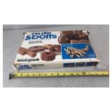 Vtg Nuts and Bolts Wood Construction Set