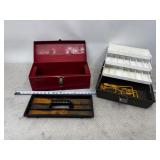 Toolbox and Tackle Box with contents