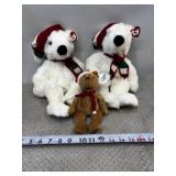 Ty Classics Holiday the Polar Bears, featuring