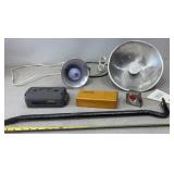 Work Lights, Pry Bar, Tape Measure and more