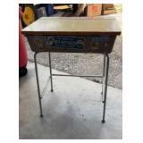 Vtg Metal School Desk