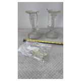 VINTAGE PAIR GLASS INDIANA # 176 CORNUCOPIA EAPG