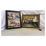 Indy 500 Miller High Life Framed Photos