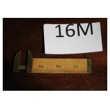 WOOD & BRASS SLIDING CALIPER