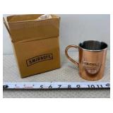NIB Smirnoff Moscow Mule mug features a branded