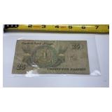 Central Bank of Egypt Note , 25 Piastres Note