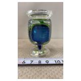 Fifth Avenue Crystal Bernini Saturn pillar candle
