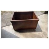 Large Wooden Toy Box on Wheels