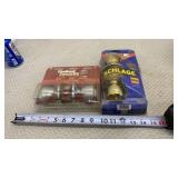 Schlage polished brass keyed entry doorknob &