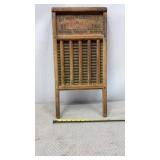 National Washboard Co. No. 802 wooden and brass