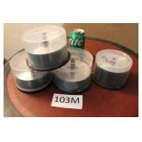 4 PARTIAL SPOOLS OF CD-R