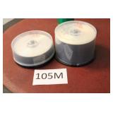 1 SMALL SPOOL OF DVD-RW & 1 LG OF DVD