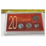 20th Century Coin Collection set featuring a 1943