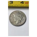 1923 S US Antique Silver Peace Dollar United
