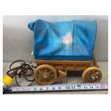 Old Vintage Wooden Covered Wagon Prairie Schooner