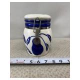 Design Pac Inc. crackle-glaze ceramic canister