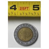 1992 Italy 500 Lire Coin