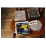 LG LOT OF EMPTY CD & DVD CASES