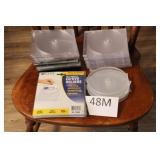 LG LOT OF EMPTY CD & DVD CASES, PLASTIC