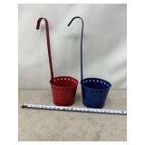 Metal Flower Hanger Pots