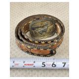 1979 Remington 'Running White-Tailed Deer' belt