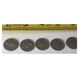 5-US Buffalo Nickels/Indian Head Nickels
