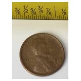 1909 Lincoln Wheat Cent PennyFirst year of the