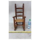 Vintage Rustic Wooden Rocking Chair
