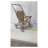 Vintage Style doll stroller features a